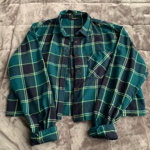 Forever 21 Cropped Flannel